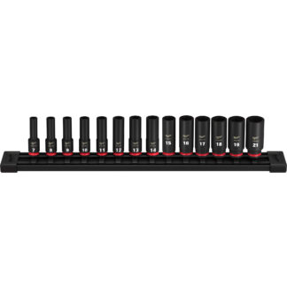 14PC SHOCKWAVE™ Impact Duty 3/8" Drive Metric Deep 6 Point Socket Set