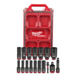 17PC SHOCKWAVE™ Impact Duty Socket 3/8” Drive SAE Set with PACKOUT™
