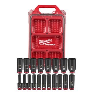 19PC SHOCKWAVE™ Impact Duty Socket 3/8” Drive MM Set with PACKOUT™