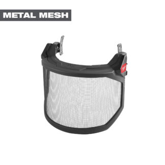 BOLT™ Full Face Shield - Metal Mesh (Compatible with Milwaukee® Safety Helmets & Hard Hats)