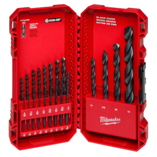 21PC THUNDERBOLT® Black Oxide Drill Bit Set