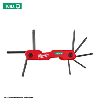 8-Key Folding Hex Key Set - Torx