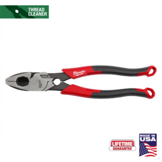 9" Lineman's Comfort Grip Pliers w/ Thread Cleaner (USA)