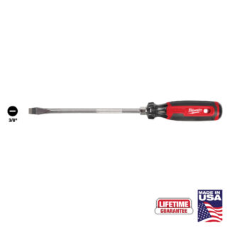 3/8" Slotted 8" Cushion Grip Screwdriver (USA)