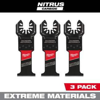 1-3/8" NITRUS™ Carbide Extreme Materials Universal Fit Oscillating Multi-Tool Blade (3 PK)