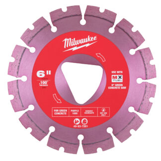 Purple 6” x .100” Diamond Blade for Green Concrete