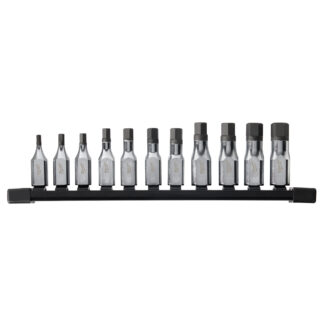 11pc 3/8" Drive Hex Bit Socket Set - Metric