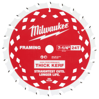 7-1/4" 24T Thick Kerf Framing Circular Saw Blade