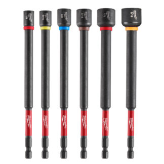6PC SHOCKWAVE™ Impact Duty 6" Magnetic Nut Driver Set