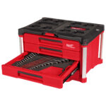 60pc. Metric & SAE Combination Wrench Set with PACKOUT™ 4 Drawer Tool Box