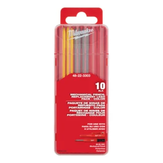 Milwaukee® 48-22-3303 Coloured Mechanical Pencil Replacement Lead Set, 10 Pack - Assorted