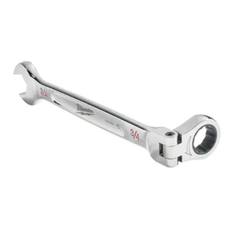 Milwaukee® 45-96-9818 3/4" SAE Flex-Head Ratcheting Combination Wrench - Chrome
