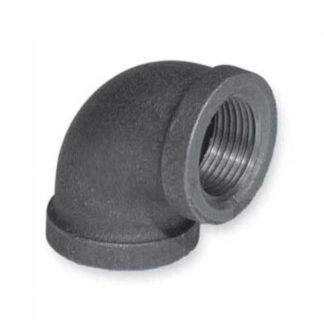 Aqua-Dynamic 5520-007 1-1/2" x 90° Iron Elbow Fitting - Black
