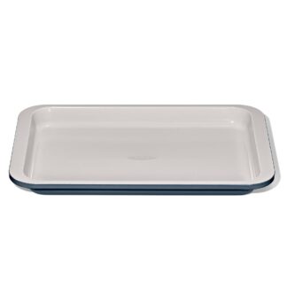 OXO 11413900G 14" x 9.5" Non-Stick Pro Ceramic Coated Metal Bakeware Quarter Sheet Pan - Storm Blue