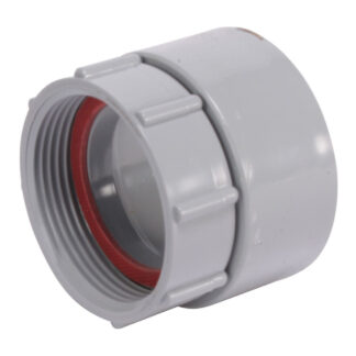 Noble 026577 1-1/2" System 15® PVC DWV Swivel Adapter - Grey