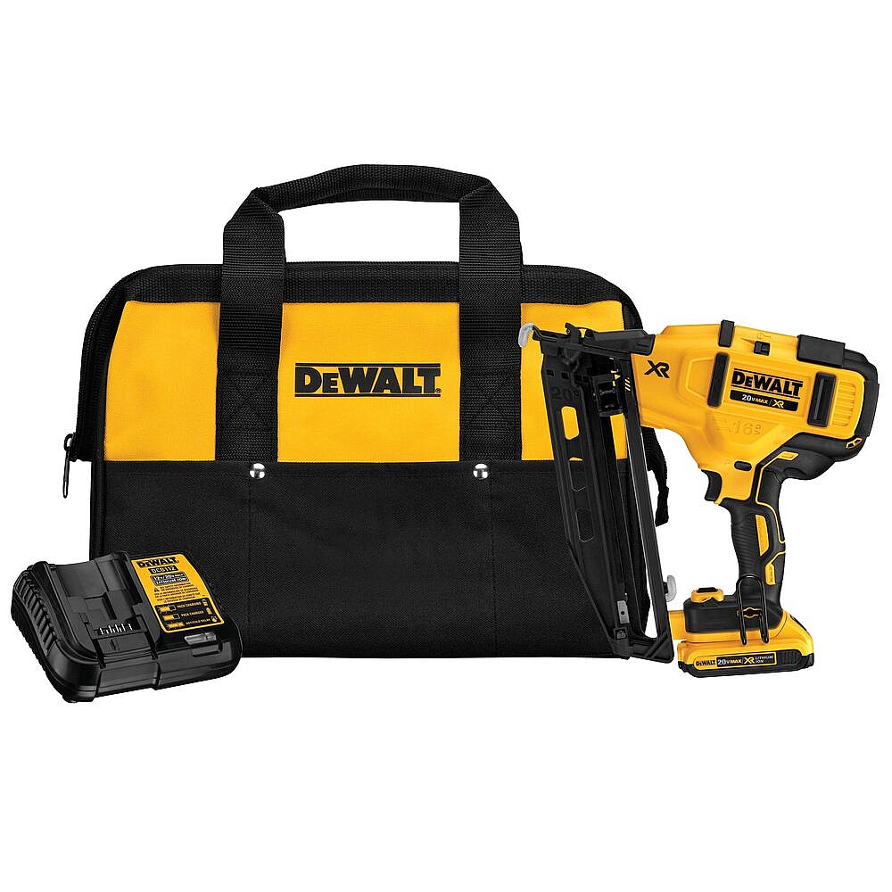 Dewalt DCN660D1 20V MAX* XR® 16ga Angld Finish Nailer Kit