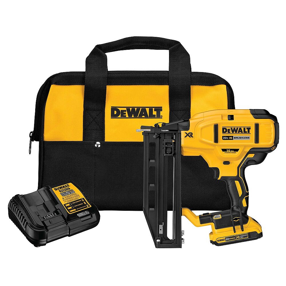 Dewalt DCN662D1 20V MAX* XR 16ga Straight Finish Nailer Kit