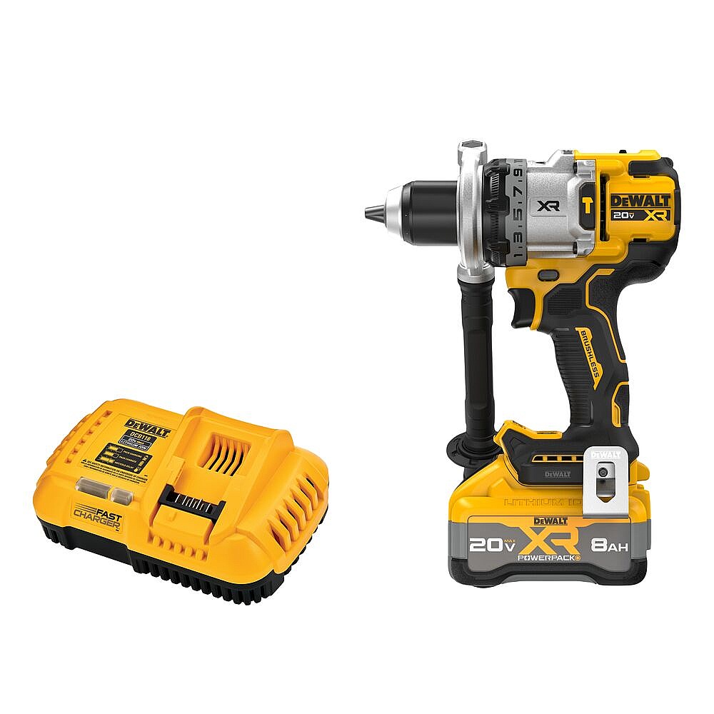 Dewalt DCD1007WW1 20V MAX* XR® Brushless 1/2 in. 3-Speed Hammer Drill Kit With XR POWERPACK™
