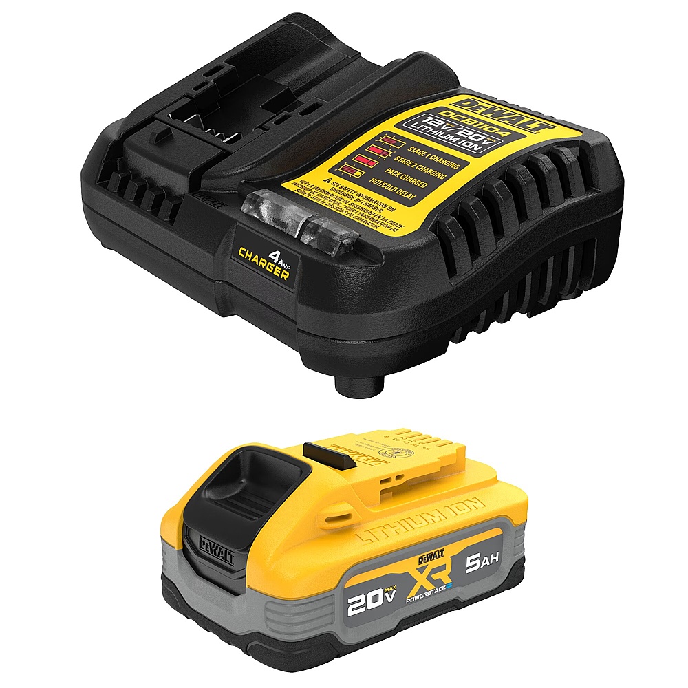 Dewalt DCBP520C 20V MAX* XR POWERSTACK™ 5Ah Battery Kit