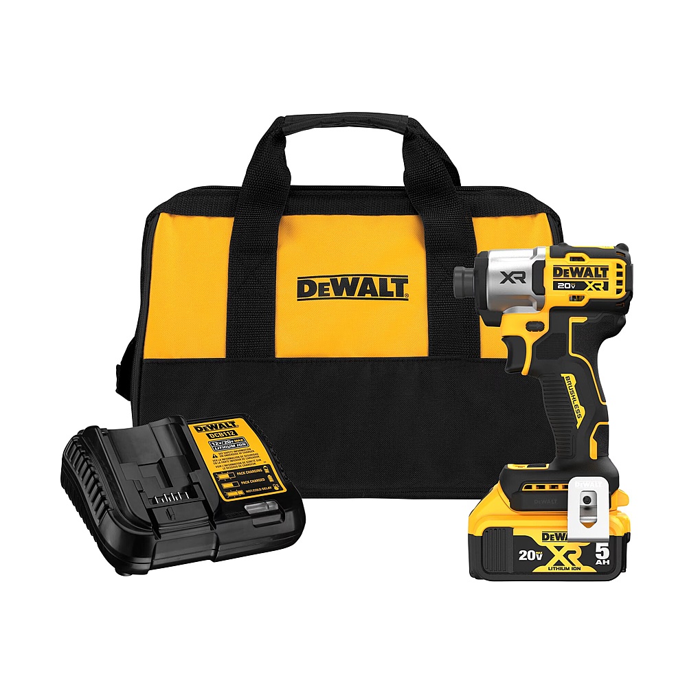 Dewalt DCF845P1 20V MAX* XR® 1/4 in. 3-Speed Impact Driver Kit