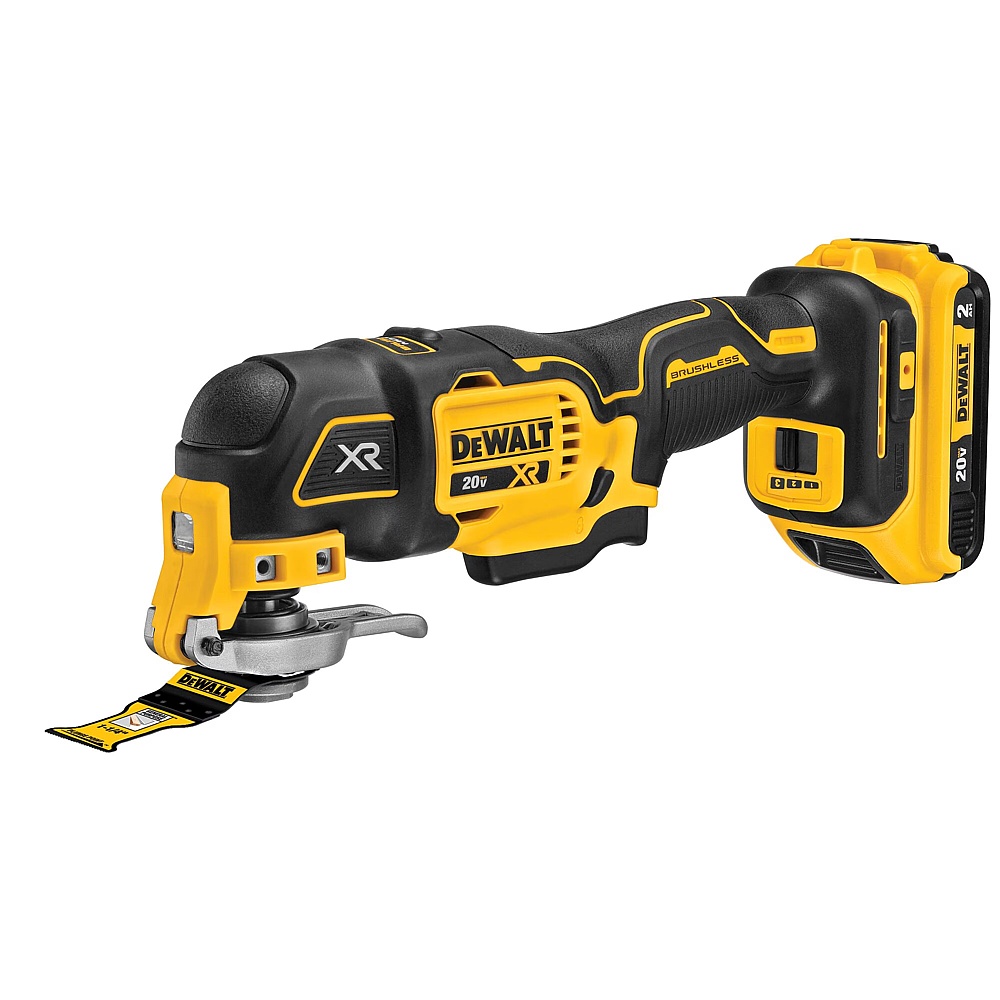 Dewalt DCS356D1 20V MAX* XR® Brushless Cordless 3-Speed Oscillating Multi-Tool Kit (2.0 Ah Battery)