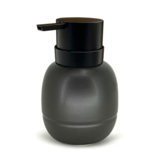 Danesco 245014CH 350ml Soap & Lotion Dispenser - Black & Charcoal