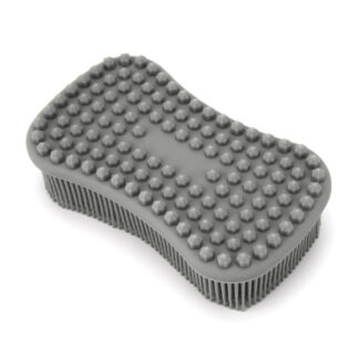 Danesco 245007GY 2-in-1 Silicone Brush & Scrubber - Grey