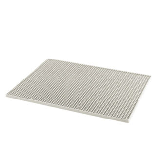 Danesco 245004WH 44.5cm x 29.5cm Silicone Drying Mat - White