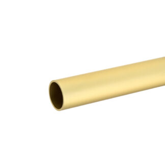 Richelieu 1215608160 96" x 1-5/16" Round Closet Rod - Matte Brass