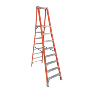 Featherlite FXP1708 8ft Pinnacle Pro Fiberglass Type IA Platform Ladder