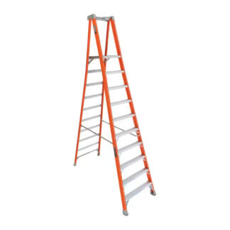 Louisville FXP1710 10ft Pinnacle Pro Fiberglass Type IA Platform Ladder