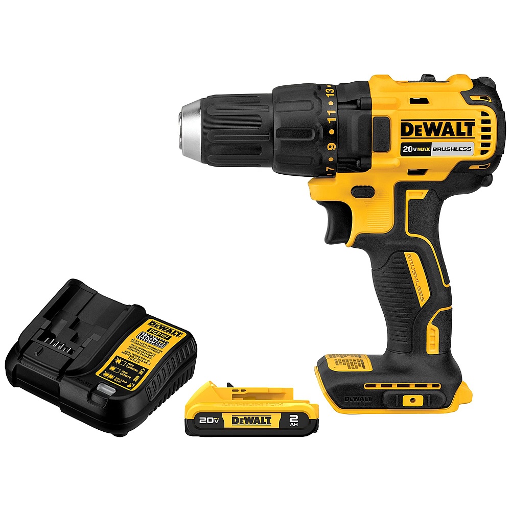 Dewalt DCD777D1 20V MAX* Compact Brushless Drill/Driver Kit