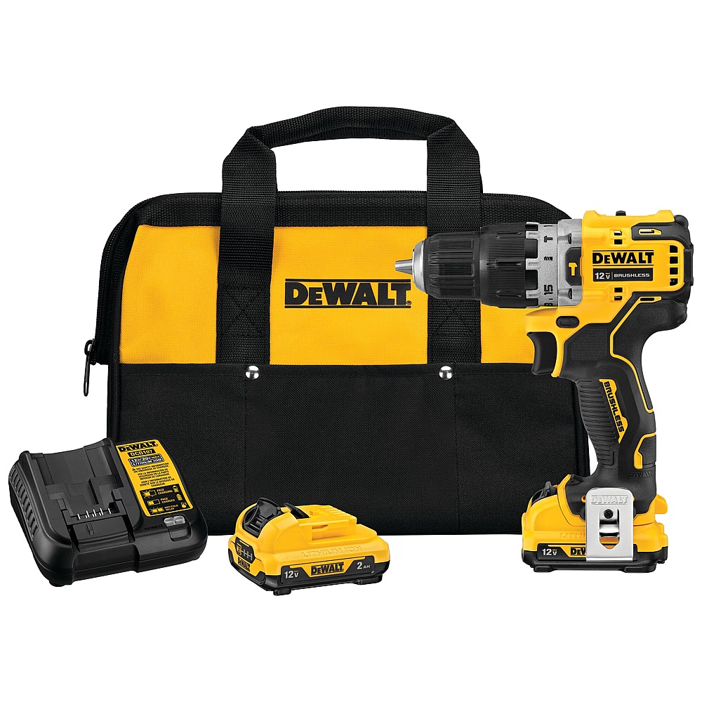 Dewalt DCD706F2 XTREME™ 12V MAX* Brushless Cordless 3/8 in. Hammer Drill Kit