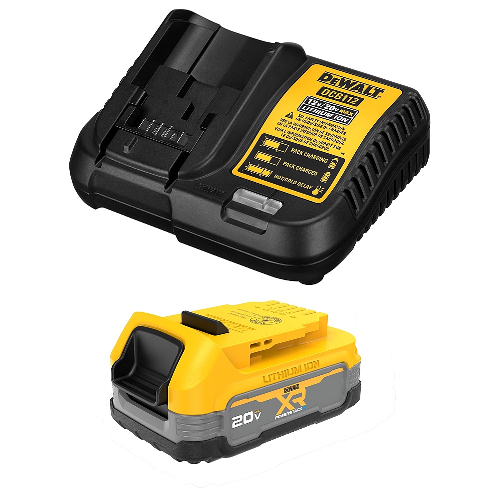 Dewalt DCBP034C 20V MAX* XR POWERSTACK™ Compact Battery & Charger Kit