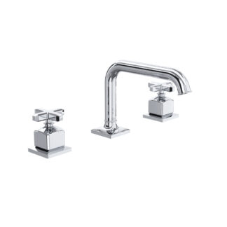 Rohl AP09D3XMAPC Apothecary™ Widespread Lavatory Faucet With U-Spout - Polished Chrome