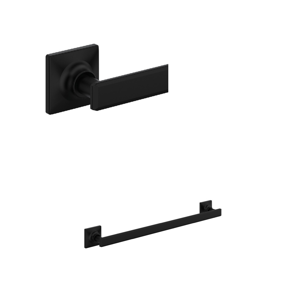 Rohl AP25WTB18MB Apothecary™ 18" Towel Bar - Matte Black