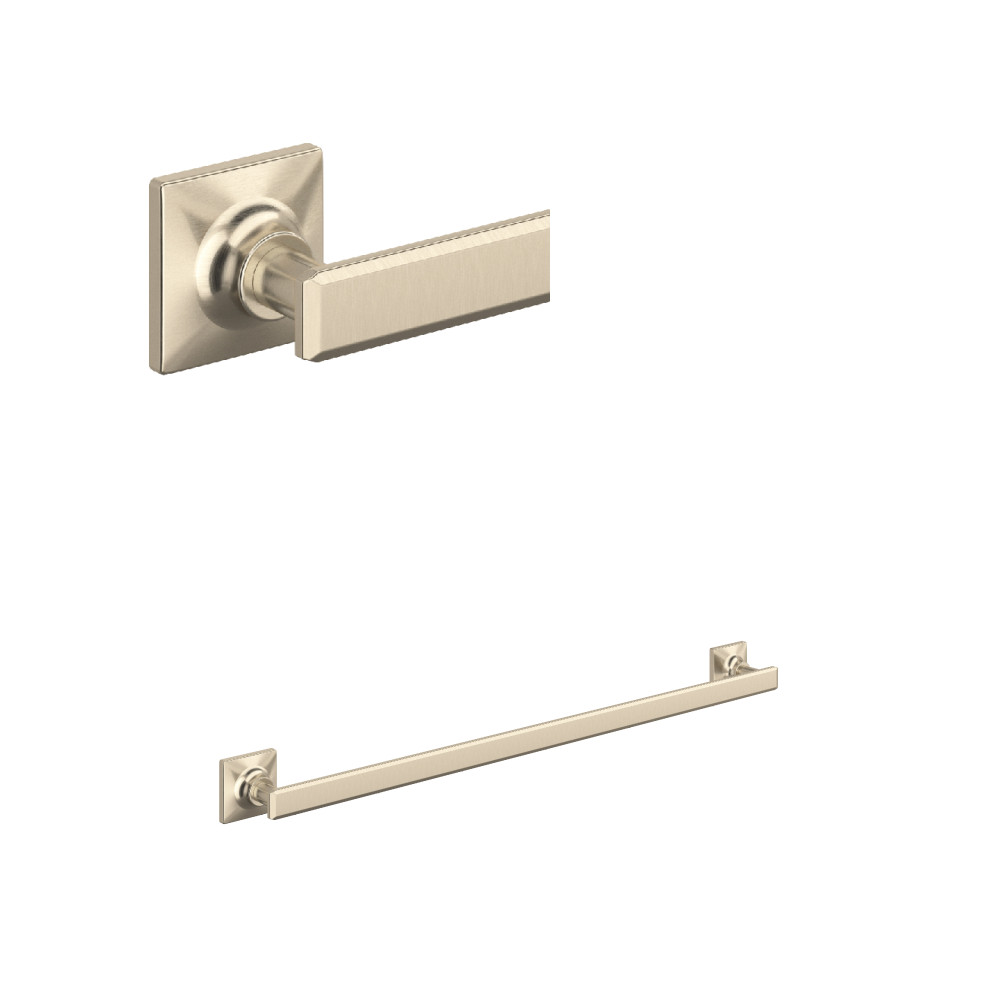 Rohl AP25WTB24STN Apothecary™ 24" Towel Bar - Satin Nickel