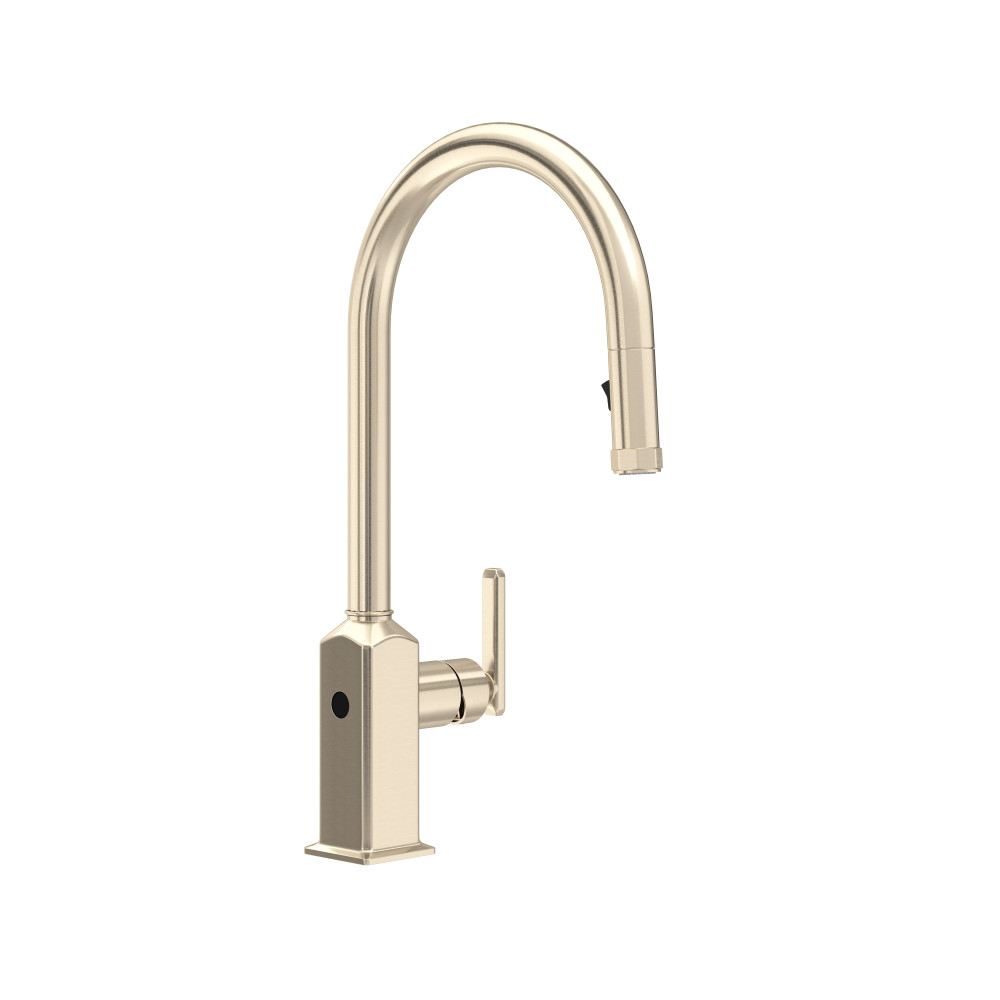 Rohl AP53D1LMSTN Apothecary™ Pull-Down Touchless Kitchen Faucet - Satin Nickel