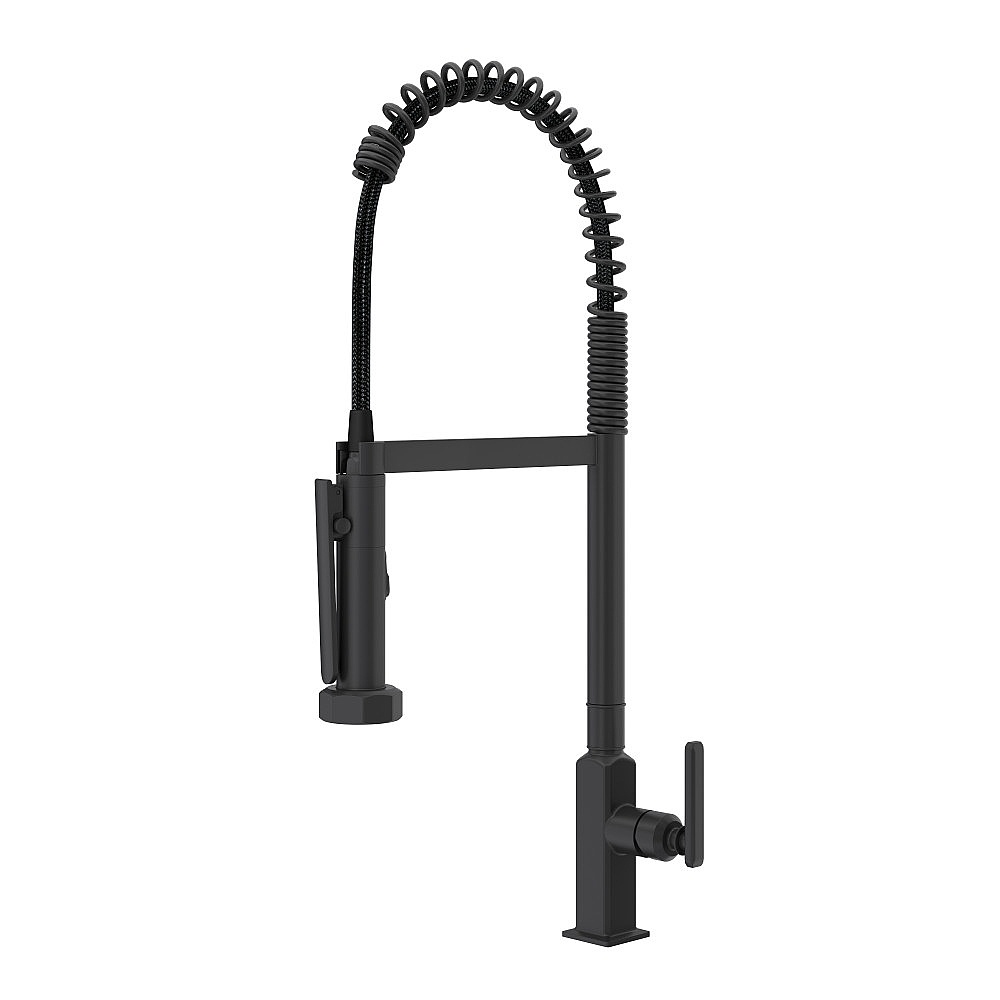 Rohl AP59D1LMMB Apothecary™ Pre-Rinse Infinite Control Pull-Down Faucet - Matte Black