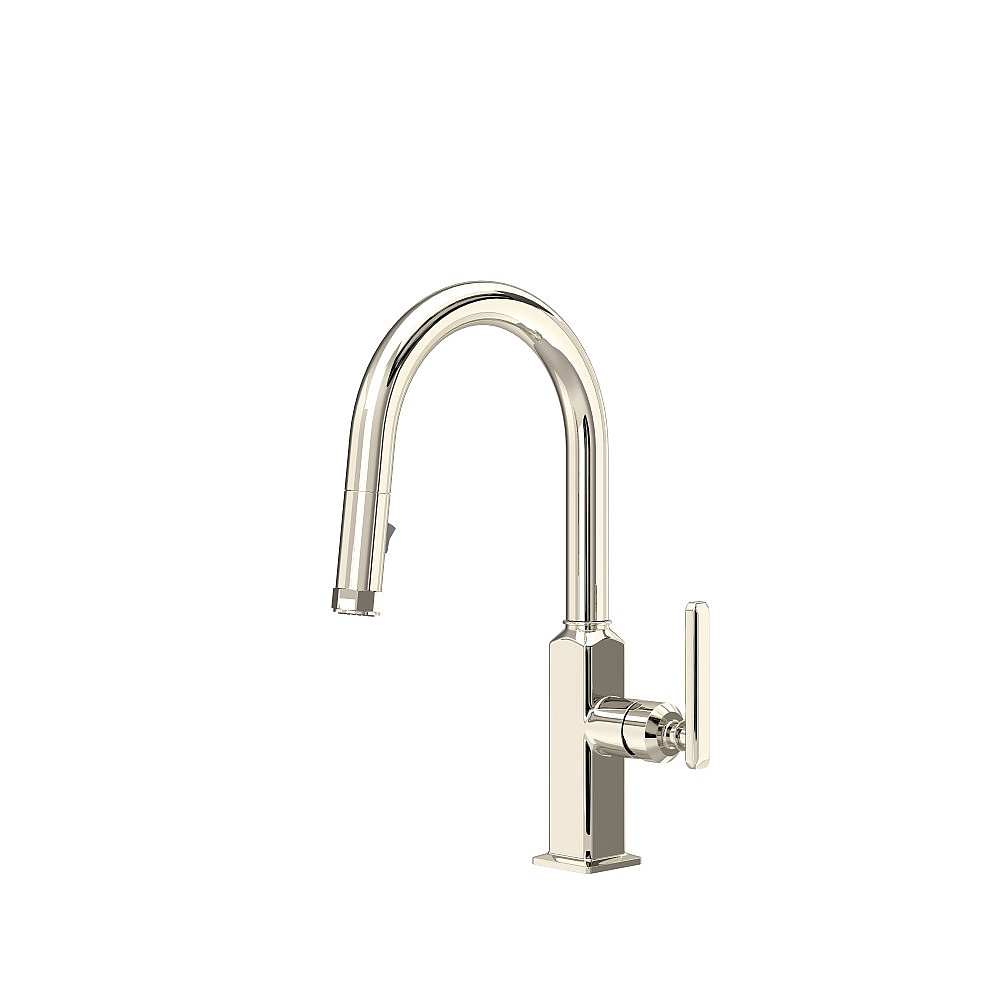 Rohl AP65D1LMPN Apothecary™ Pull-Down Bar/Food Prep Kitchen Faucet - Polished Nickel