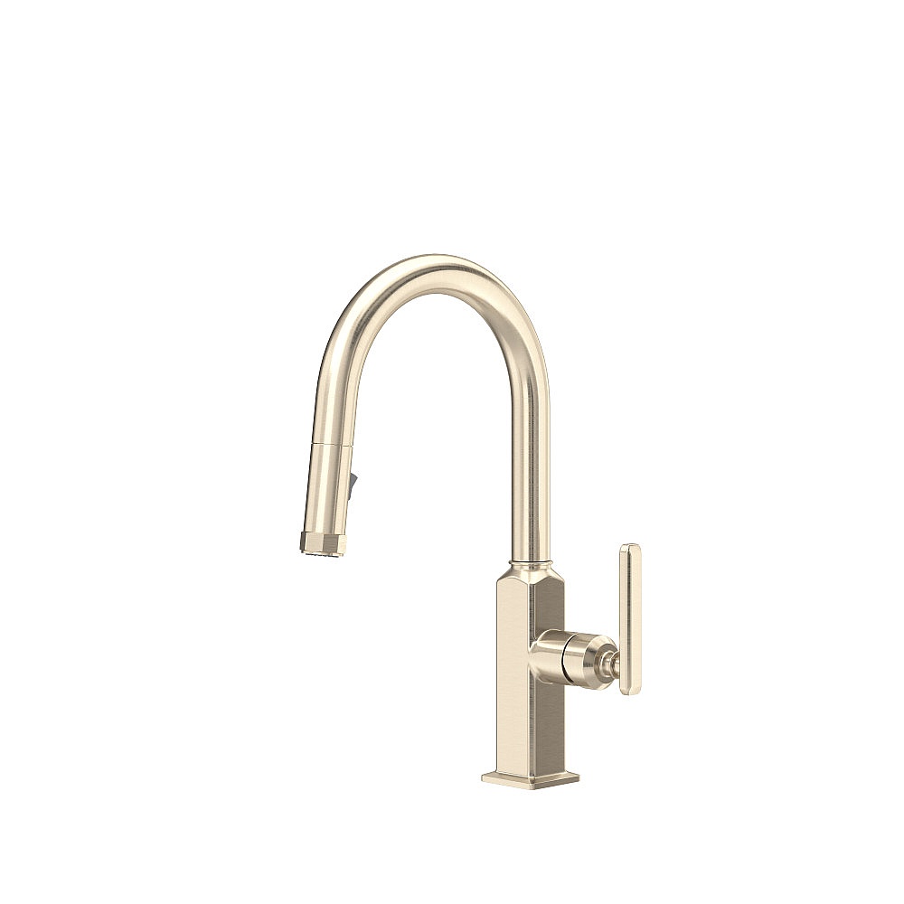 Rohl AP65D1LMSTN Apothecary™ Pull-Down Bar/Food Prep Kitchen Faucet - Satin Nickel