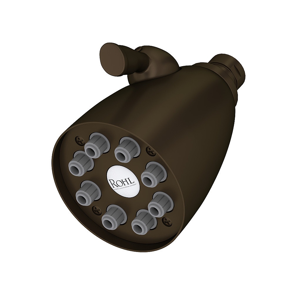 Rohl BI00059TCB 4" Multi-Function Showerhead - Tuscan Brass