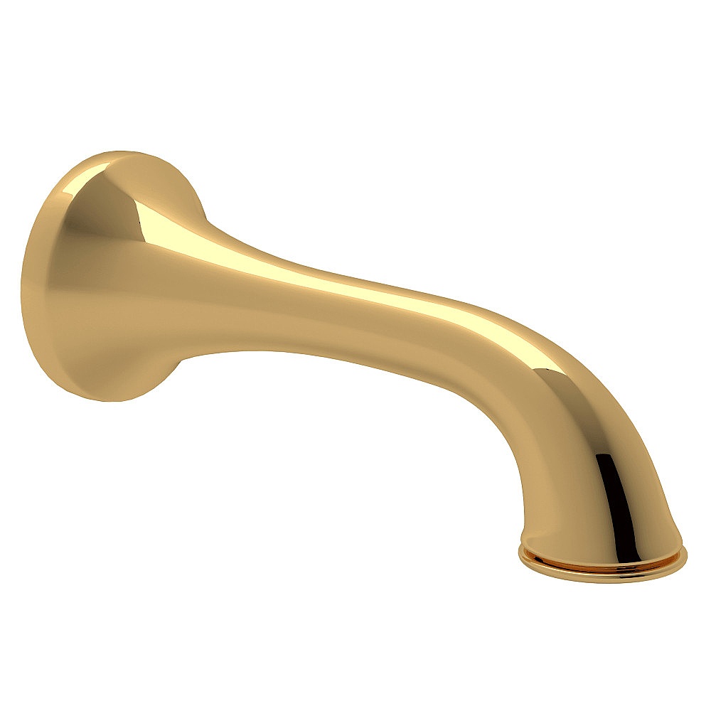 Rohl C2503IB Wall Mount Tub Spout - Italian Brass