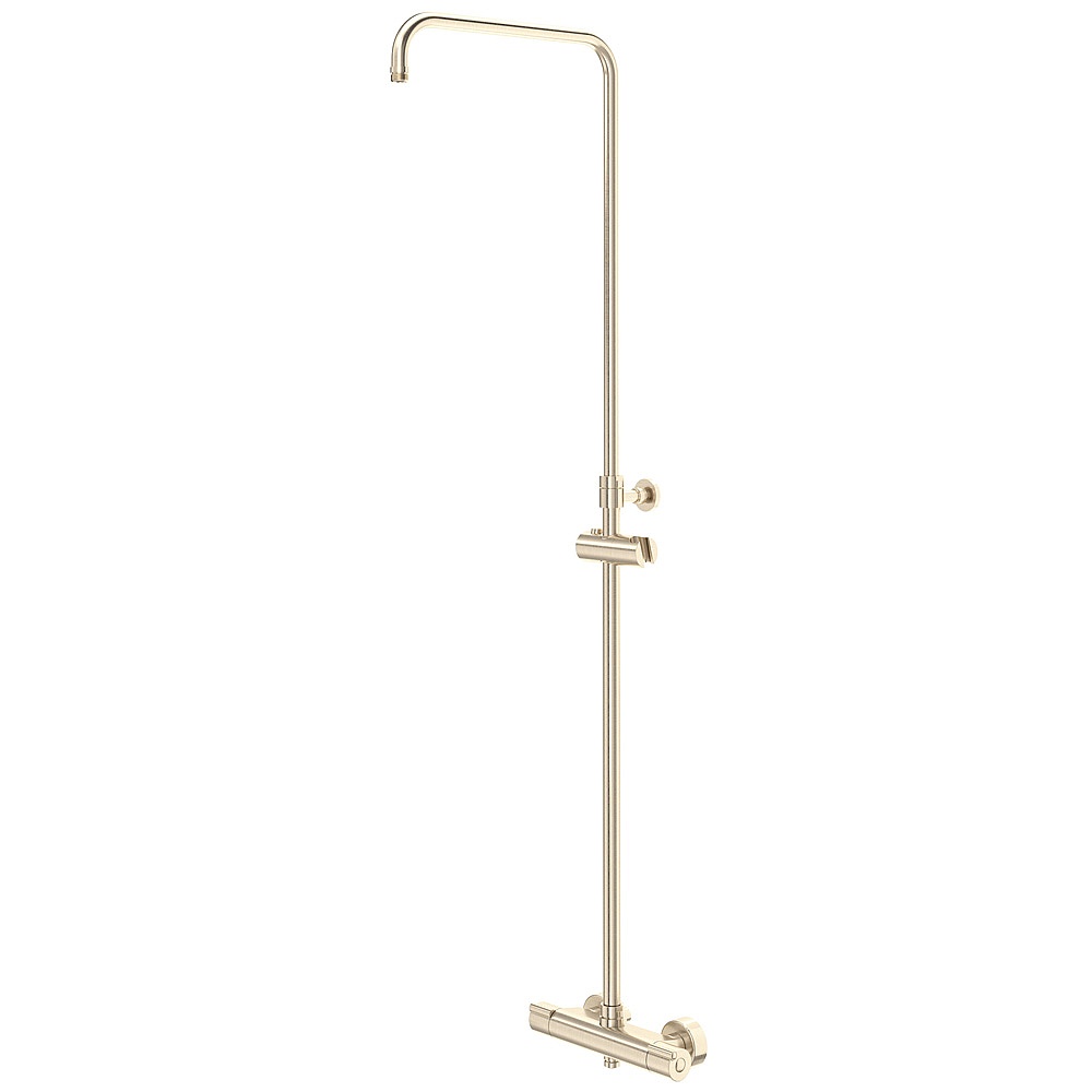Rohl C82STN Exposed Wall Mount Thermostatic Shower With Diverter - Satin Nickel
