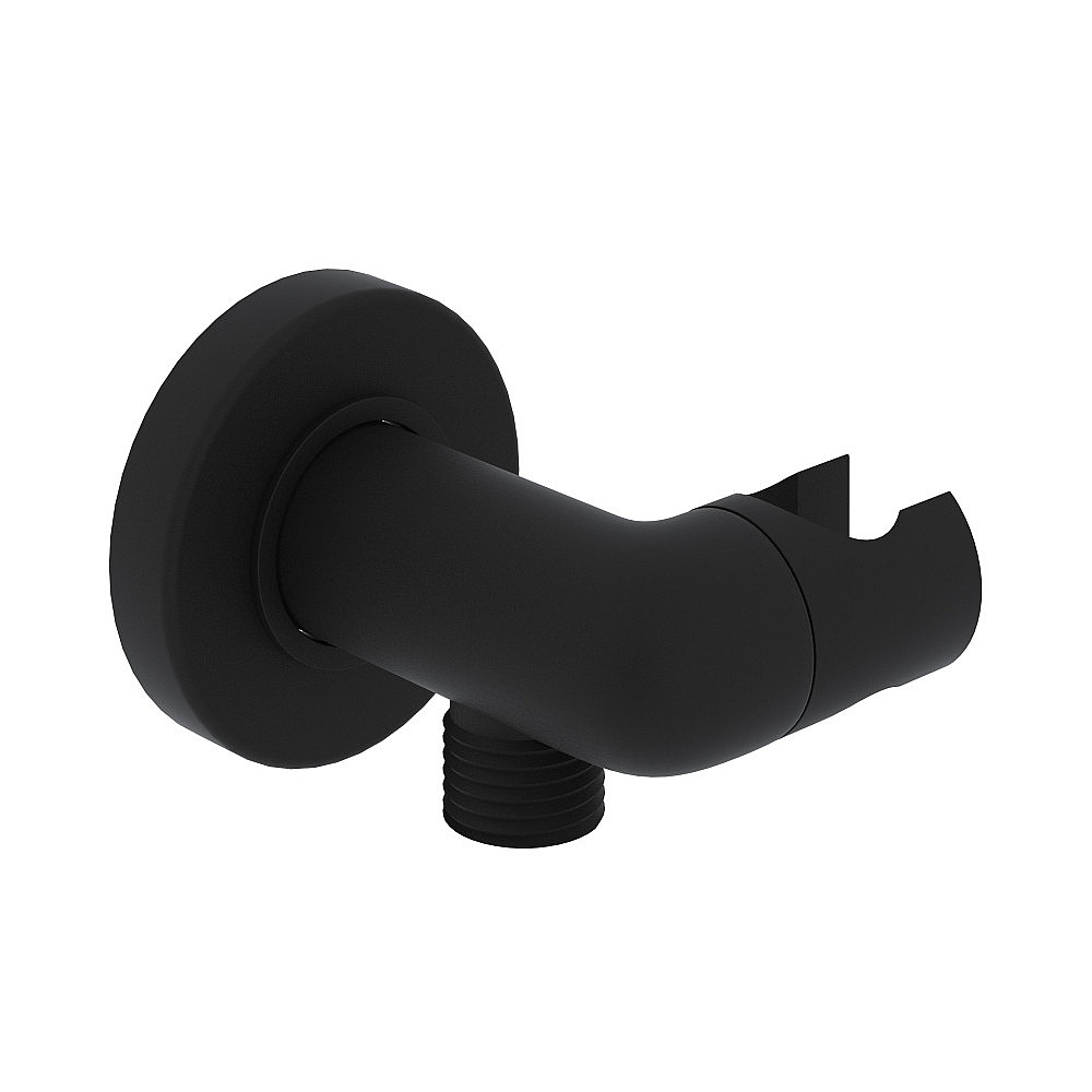 Rohl CD8000MB Handshower Outlet With Holder - Matte Black