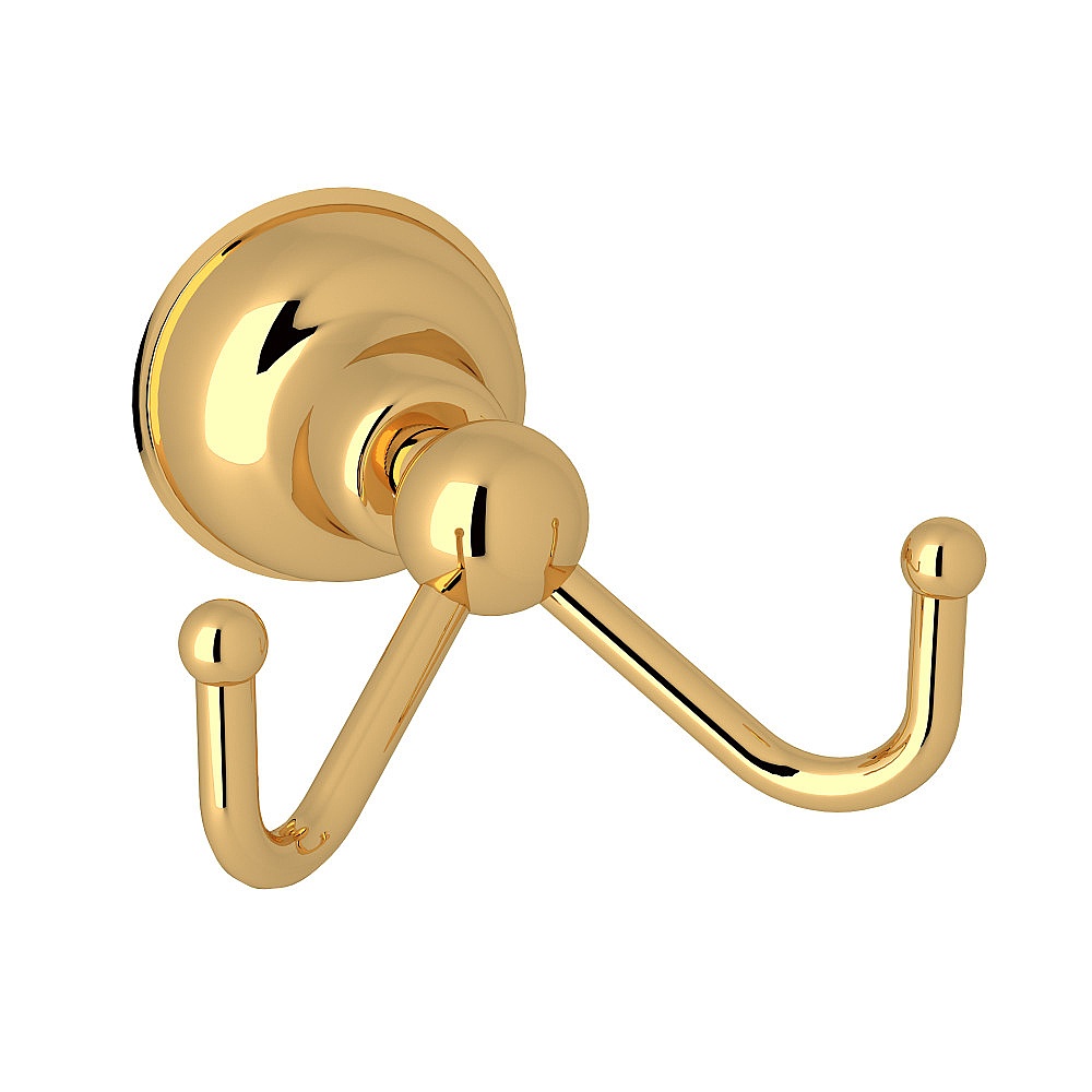 Rohl CIS7DIB Arcana™ Double Robe Hook - Italian Brass