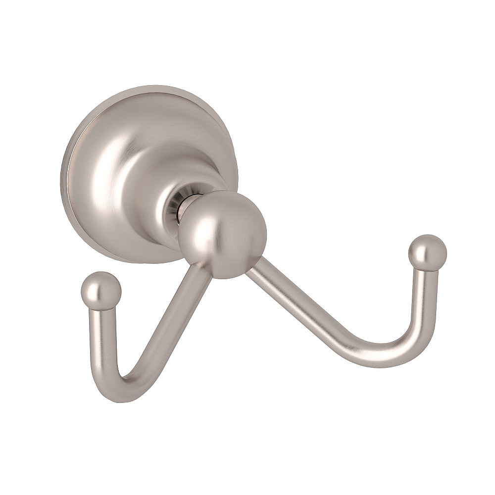 Rohl CIS7DSTN Arcana™ Double Robe Hook - Satin Nickel