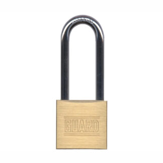 Canaropa 834LKA301 40mm Long Shackle Double Locking Padlock - Brass