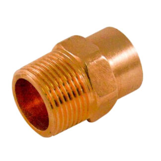 Aqua-Dynamic 9001-032 1/2" x 3/8" Male Adapter - Copper