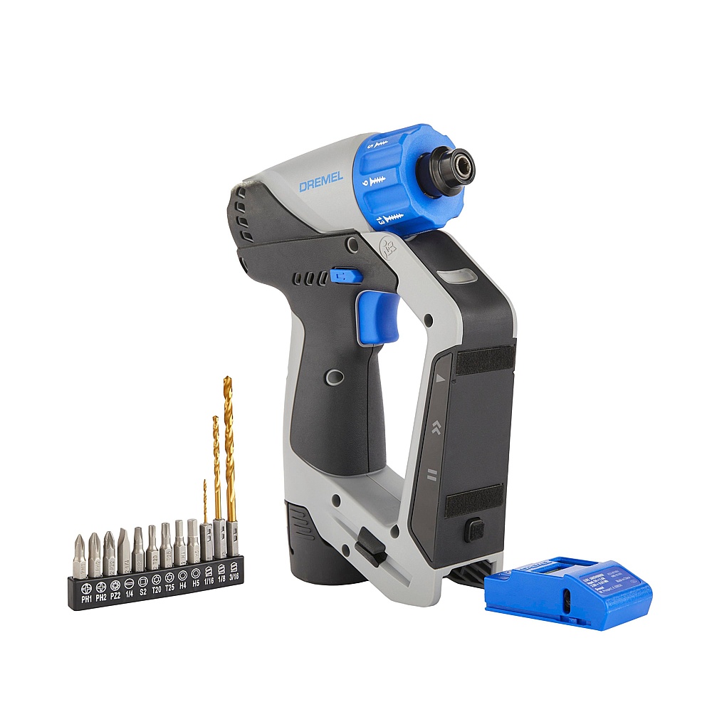 Dremel DD12V-S1 Blueprint 3-In-1-Drill Ss12v-S1: Stud Finder, Level (Laser & Mini Bubble), Drilling/Driving